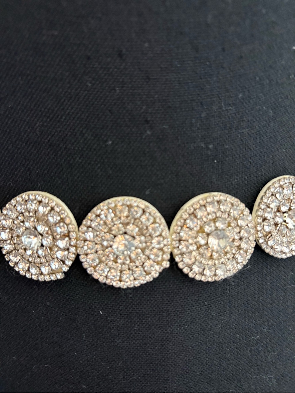 Pave Crystal Rhinestone Sash Belt - New - Picture 6 of 6